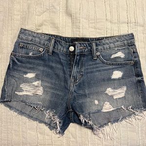 Lucky Brand Cut Off Denim Shorts Medium Wash Size 26/2